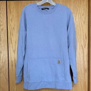 Women’s Large Carhartt Light Purple Crewneck Sweatshirt